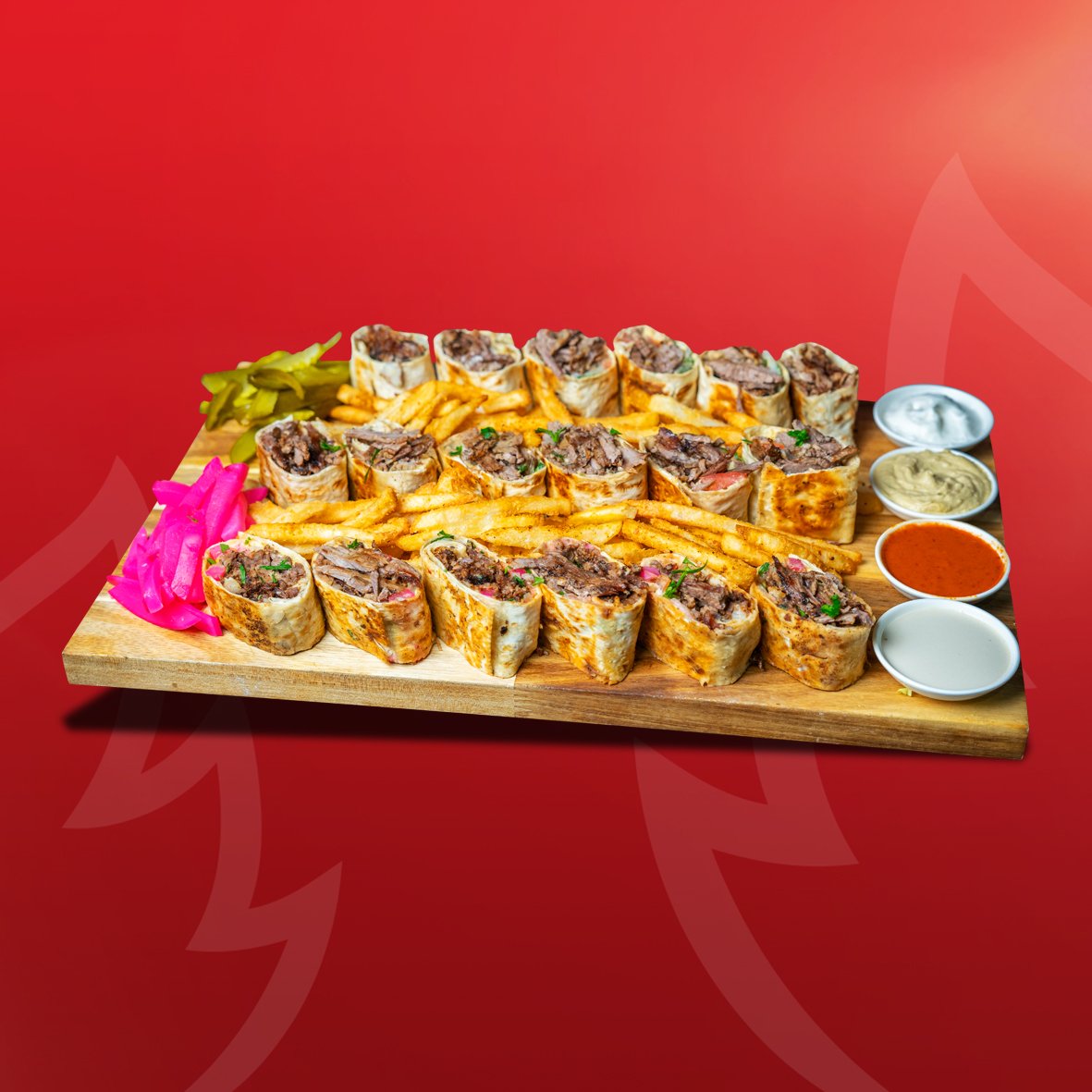 Beef Shawarma Arabic Platter