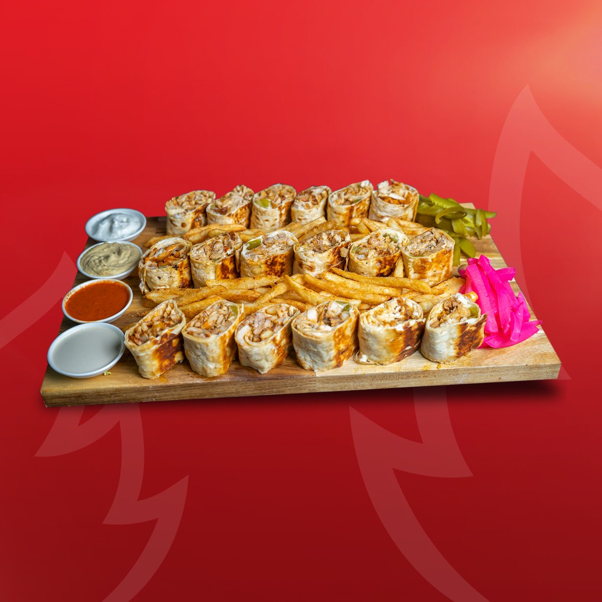 Chicken Shawarma Arabic Platter