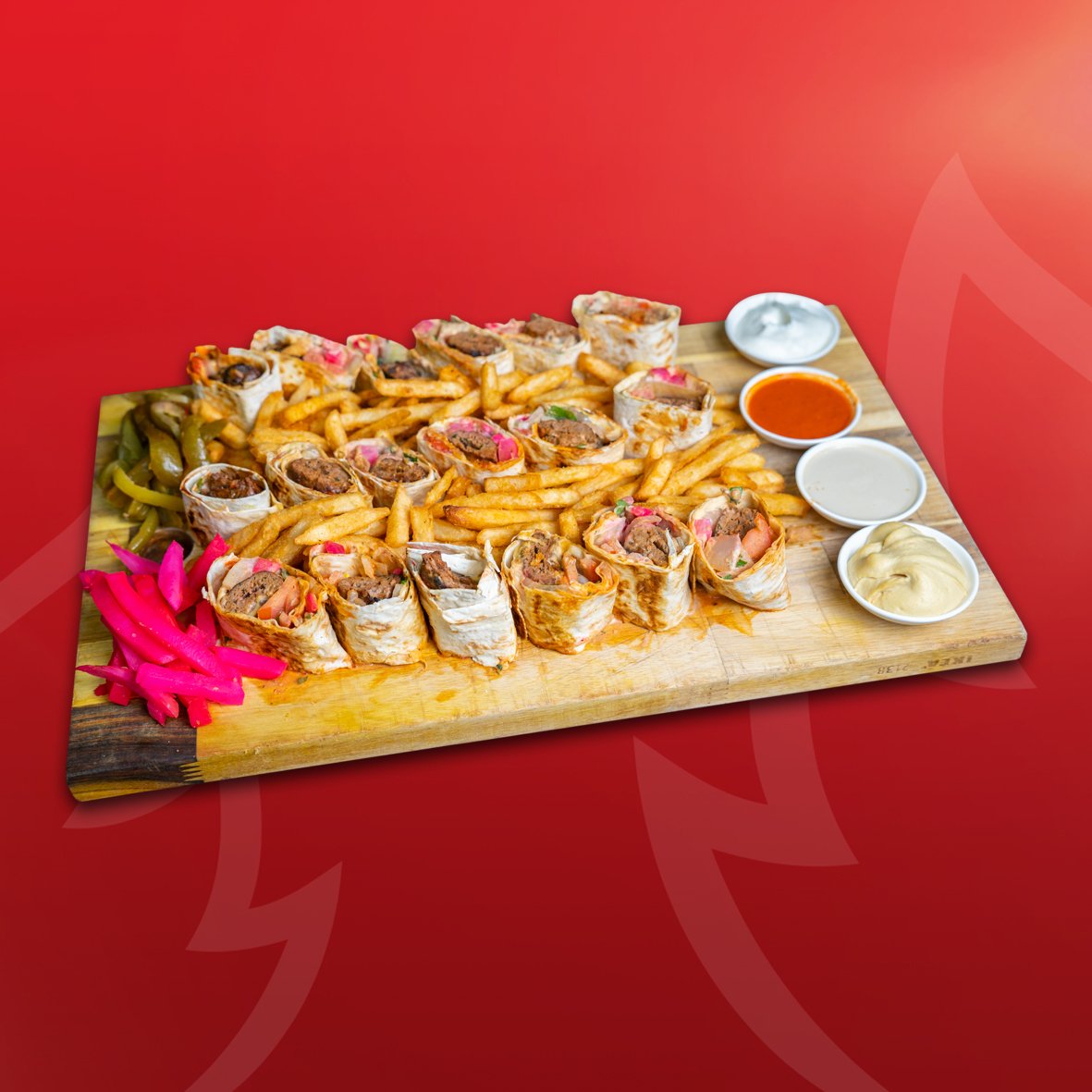 Kebab Sandwich Platter