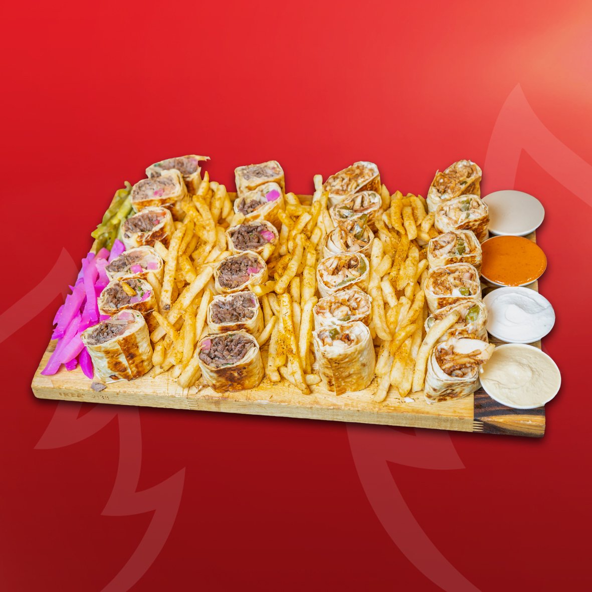 Mix Shawarma Arabic Platter